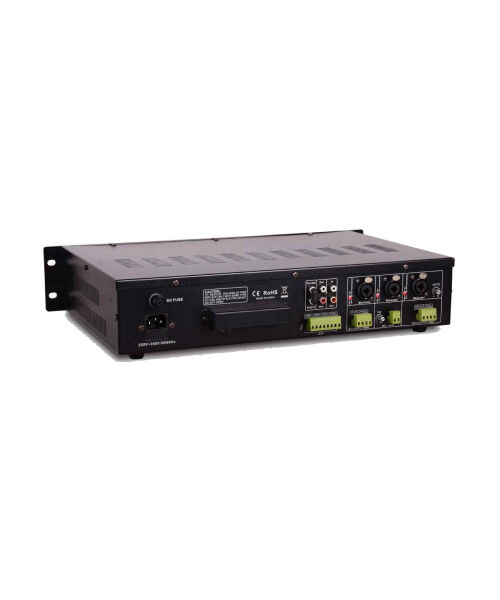 PA 2060 60 Watt 4 Bölgeli 100V Anons Amfisi USB MP3