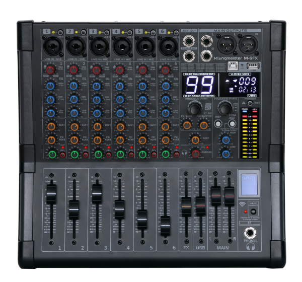 M-6FX 6 Kanal Mikser