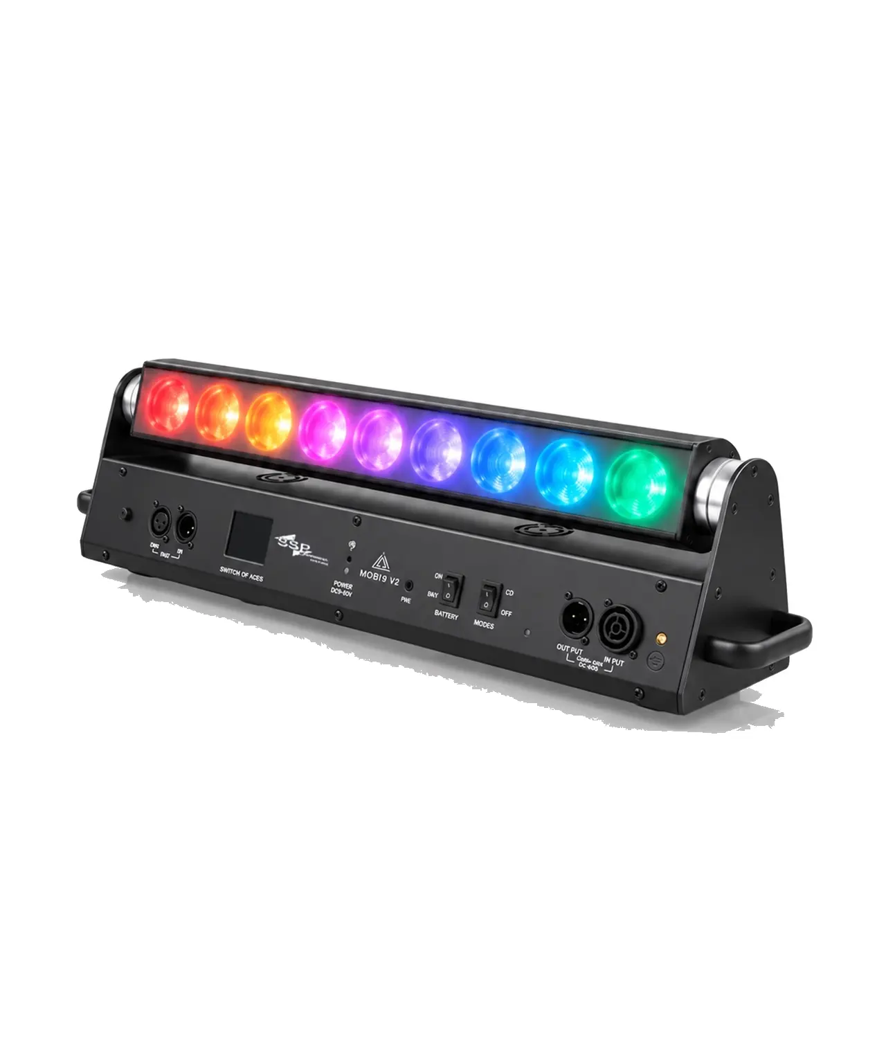MOBI9 V2 9x RGBW Bataryalı LED Wash