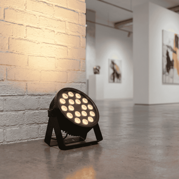 SLIM PAR12 12'li RGBWA+UV 6in1 LED Par