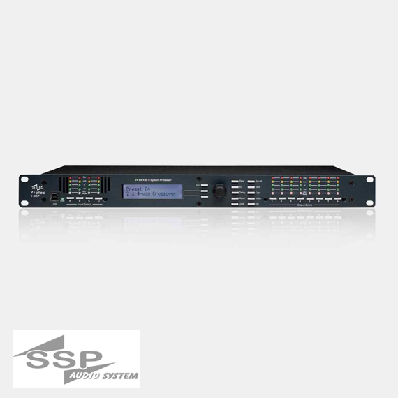 4.8SP 4 Giriş 8 Çıkış Dijital Hoparlör Prosesörü