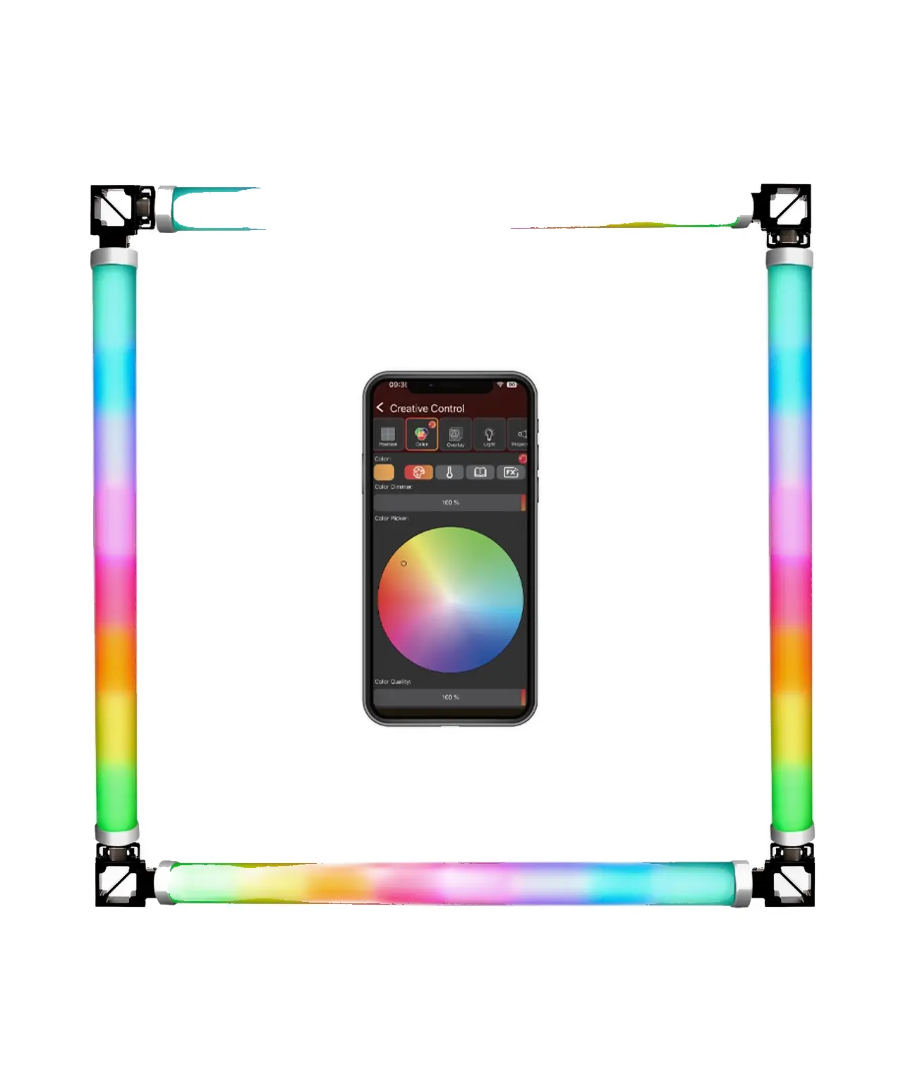 NOVA 320x0.5 Watt RGBWMA LED Tüp - Uygulama Kontrollü