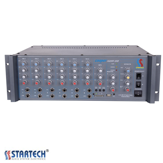 COOPER C6/300 USB 300 Watt Amfi