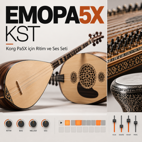 EMOPA5X Korg Pa5X Ritim ve Ses Paketi