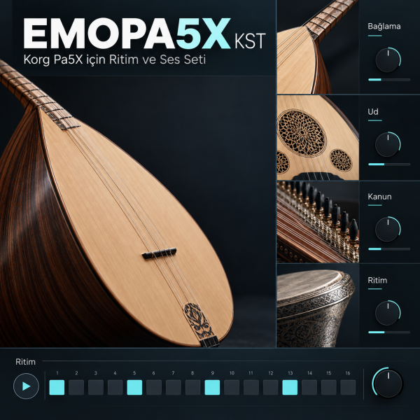 EMOPA5X Korg Pa5X Ritim ve Ses Paketi