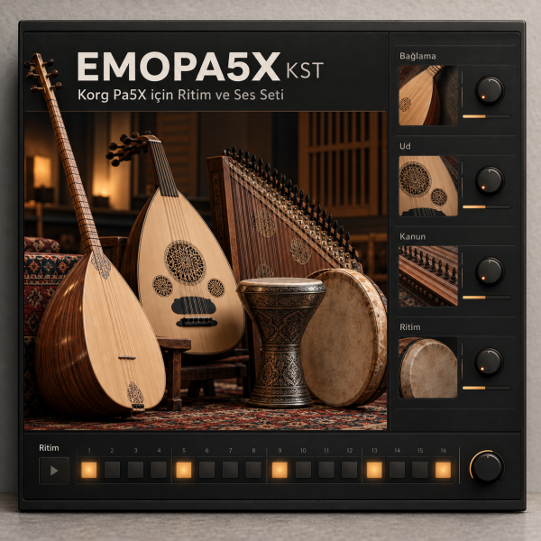 EMOPA5X Korg Pa5X Ritim ve Ses Paketi
