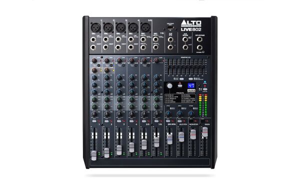 Live 802 8 Kanal Efektli USB Analog Mikser
