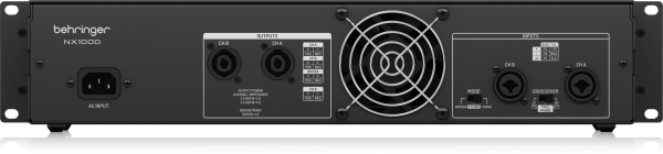 NX1000 2x500 Watt Power Amfi