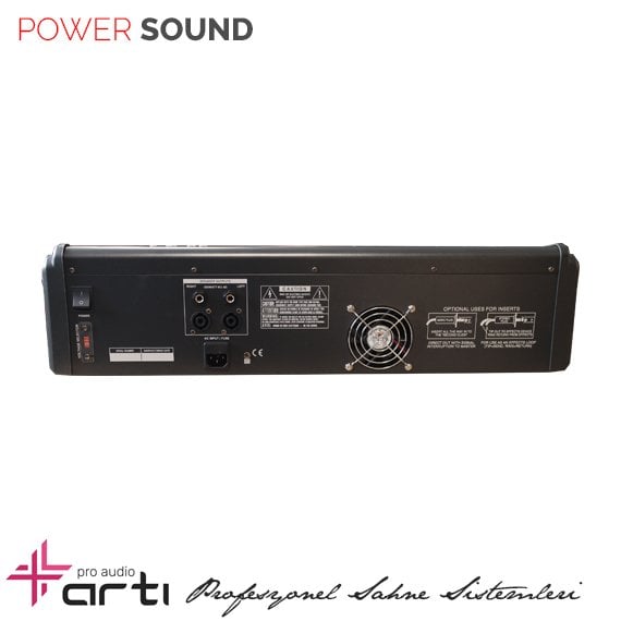 CRX1228 12 Kanal 256 DSP 800 Watt Power Mikser