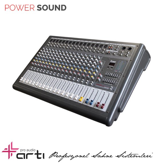 PMX1600 16 Kanal 16 DSP 800 Watt Power Mixer