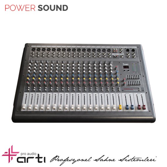PMX1600 16 Kanal 16 DSP 800 Watt Power Mixer