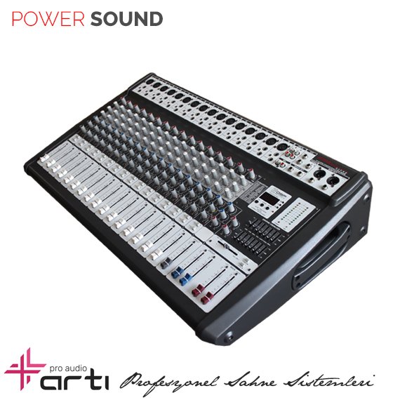 CRX1628 16 Kanal 800 Watt Power Mikser