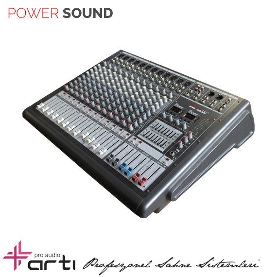 PRO1282D Çift Efekt 800 Watt Power Mikser