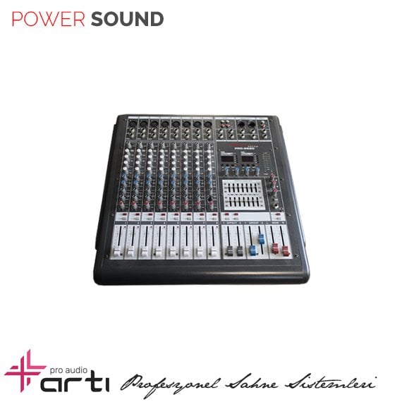 PRO882D 8 Kanal Çift Efekt Power Mikser