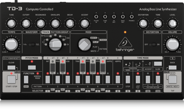 TD3 BK Anolog Bass Line Synthesizer