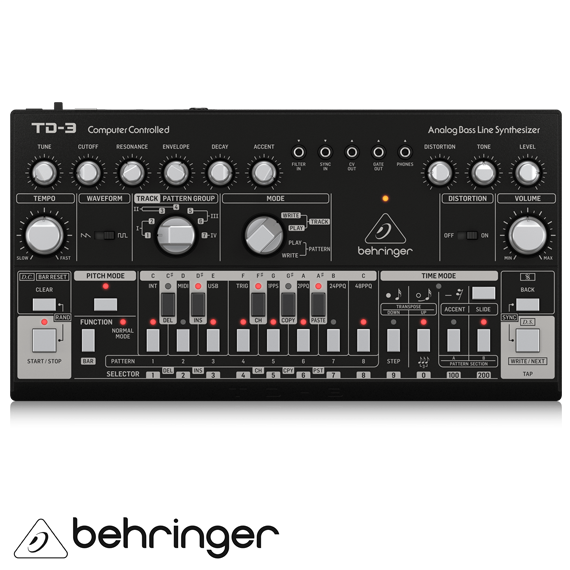 TD3 BK Anolog Bass Line Synthesizer