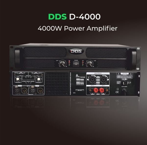 D4000 2x2000 Watt Power Amfi