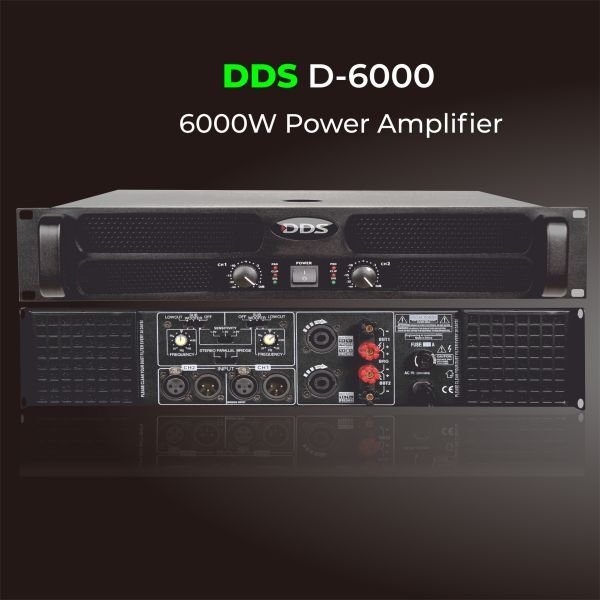 D6000 2x3000 Watt Power Amfi