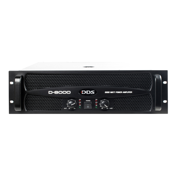 D8000 2x4000 Watt Power Amfi